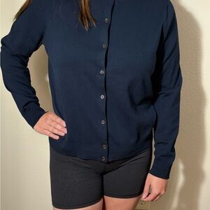 Boden Navy Blue Cardigan Sweater